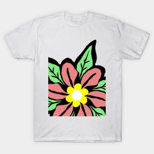 Abstract beautiful flower T-Shirt
